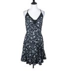 Adelyn Rae  Dress Black Floral Sleeveless Photo 1