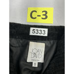 Joan & David Womans Button Down Blazer Jacket 42 (08) Black Lined Collar Soft Photo 2