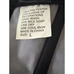 Frederick's of Hollywood Black Corset Top Size L Lace Up Burlesque Pirate Whimsy Photo 6