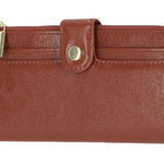 Time & Tru Suzy Slim Clutch Wallet Organizer Brown NEW Photo 0