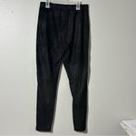 Free People  Womens Faux Suede Leather Leggings Black Size Small Photo 4
