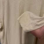 James Perse  Cream Long Sleeve Top- Size 2 Photo 4