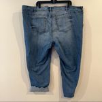 Torrid  light wash cropped destructed frayed hem boyfriend‎ jean Photo 9