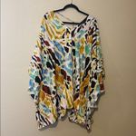 Anthropologie By  Printed Beach Mini Cover Up Rayon Dress New Size‎ 1X NWT Photo 5