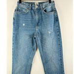 BDG  Womens Jeans Blue Denim Mom High Rise Distressed Tapered Medium Wash Size 27 Photo 3