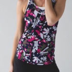 Lululemon Fast Lane Singlet Pop CutBoomJuice Multi Size 4 EUC Photo 0