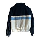 Ashley by 26 International  Blue and Cream Outerwear Photo 1