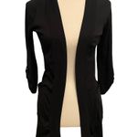 Splendid Black Quarter Sleeve Cardigan Photo 0