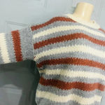 Pink Lily  Boutique Stripped Knit Sweater very soft and cozy Womens sweater Photo 7