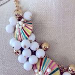 Talbots multicolored seashell statement necklace Photo 2