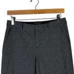 Banana Republic  Ryan Slim Pants Womens 0 Black Micro Print Work Classic Photo 1