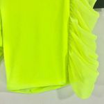 4S13NNA New 4SI3NNA Neon Mesh Side Panel Bike Shorts Yellow Green Sheer Side Biker Short Photo 9