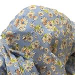 Lulus  Sunny Bliss Blue Floral French Knot Tiered Belted Maxi Dress Womens Large Photo 4