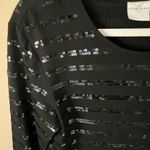 Emma James Black Sequin Top Size Small Photo 2