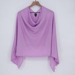 Echo Lavender Purple Knit Poncho Cowl Neck One Size Size undefined Photo 1