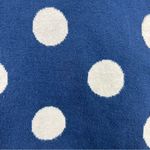Old Navy  blue and white polka dot long sleeve crewneck sweater size small Photo 14