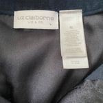 Liz Claiborne women M/L velour quarter zip pullover & pants w/elastic waist black Photo 13