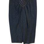 iKiTo Vtg‎ Women's Dress Sz 38 S Black Shimmer Embellished Mini Photo 3