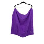 Thierry Mugler Scarf Womens Alien Wrap Square Silk Purple Printed Promo RARE Photo 1