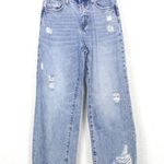 Vervet 90s Wide Leg Distressed Jean Size 24 Blue Photo 0