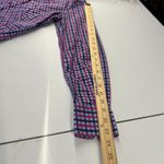 Façonnable  Shirt Womens XS Multicolor Checked Cotton Classic Preppy Button Up Photo 12