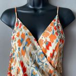 Haute Hippie  sz S red orange 100% Silk‎  spaghetti strap mini dress Photo 1