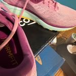 Saucony  Pink and Purple Athletic Shoes with Breathable Mesh Photo 2