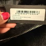 Pretty Little Thing Jacket Faux Fur Balloon Sleeved Hooded Black Size 8 Cozy Comfy Photo 3