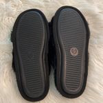 PINK - Victoria's Secret  Black Plush Slippers size M brand new Photo 4