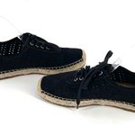 Marc Fisher  LTD Mandal Espadrille Sneaker Black Suede Shoe Photo 3