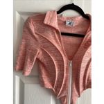 Sole Boy Womens XS Crop Top Full Zip Collared Structured Luxury Streetwear Rave Pink Photo 1