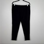 Eileen Fisher ‎ Black Ponte Pants Sz L Photo 3