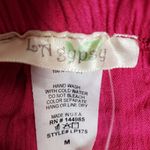 La Gypsy  Women's Shorts Size Large Medium Pink Rayon Scrunch Photo 5