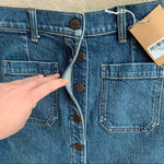 Reformation NWT  Eva Denim Long Skirt Photo 2