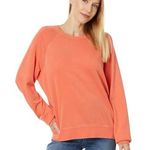 Faherty Bright Orange Sudadera Coastal Cloud Crewneck Sweater Medium Photo 0