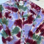Colorful Tie Dye Cardigan Ascot And Hart Multiple Size M Photo 0