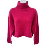 Babaton The Group by  Pink 100% Cashmere Cozy Turtleneck Valentine’s Holiday XS Photo 1