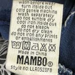 Vintage Y2K Mambo Navy Blue Purple Button Corduroy Micro Mini Skirt 8 Photo 4