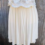 Hollister Cream Lace Flowy Mini Dress Size M Photo 6