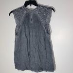 Blue Rain  Lace Blouse‎ Sleeveless Size L Photo 2