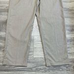 H&M Women Tan Chinos Relaxed Fit High Waist Straight Leg Size 10 Wide Waist Band Photo 5