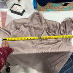 Soma Women's Satin Long Sleeve Button Up Sleep Shirt in Silver Taupe Large Photo 7