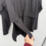 Athleta  Black Snap Button Athletic Jacket Lightweight Size XL Photo 5