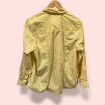 Cute Michael Kors limoncello stripe button front shirt pockets coastal classic Yellow Size 1X Photo 3