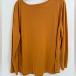 Chico's  yellow bateau neck rayon pullover studded sweater long sleeve size xl Photo 6