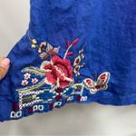 Johnny Was  women’s medium Florence Tunic Dress/top embroidery 100% linen Photo 6