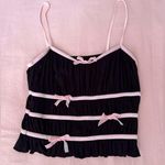 Urban Outfitters COPY - Kimchi black and pink bow top Photo 0