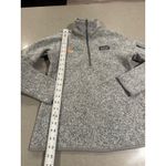 Patagonia  Better Sweater DialogTech Logo Gray Quarter Zip Pullover‎ Jacket XS Photo 4