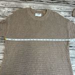 Old Navy Women Crochet Tunic Length Long Sleeve Sweater M Med Medium Light Brown Photo 9