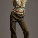 Anthropologie BNWT Tiny Long Sleeve Printed V Neck Lace Top Photo 3